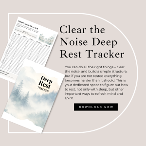 Clear the Noise Deep Rest Tracker