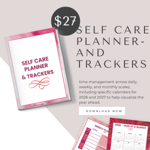 Self Care Planner-and Trackers